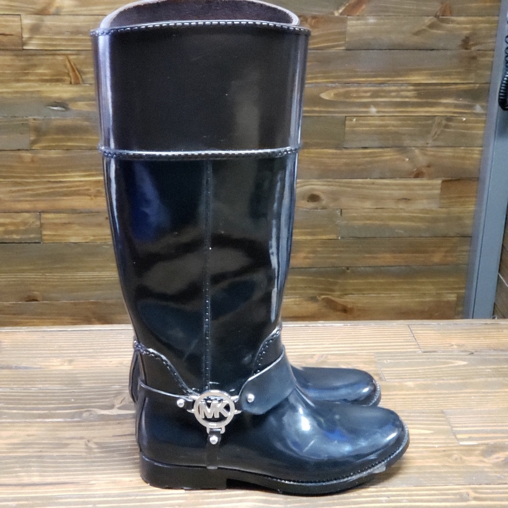 Michael Kors Rain Boots Size 6 - Picture 4 of 7